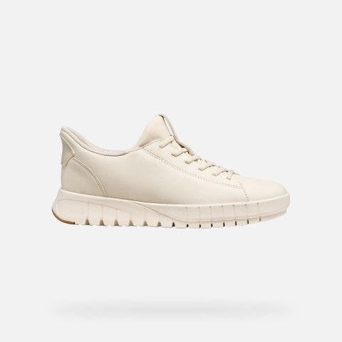 Slip in sneakers FLEXTRIDE PLUS WOMAN Papyrus - image number 1 | GEOX