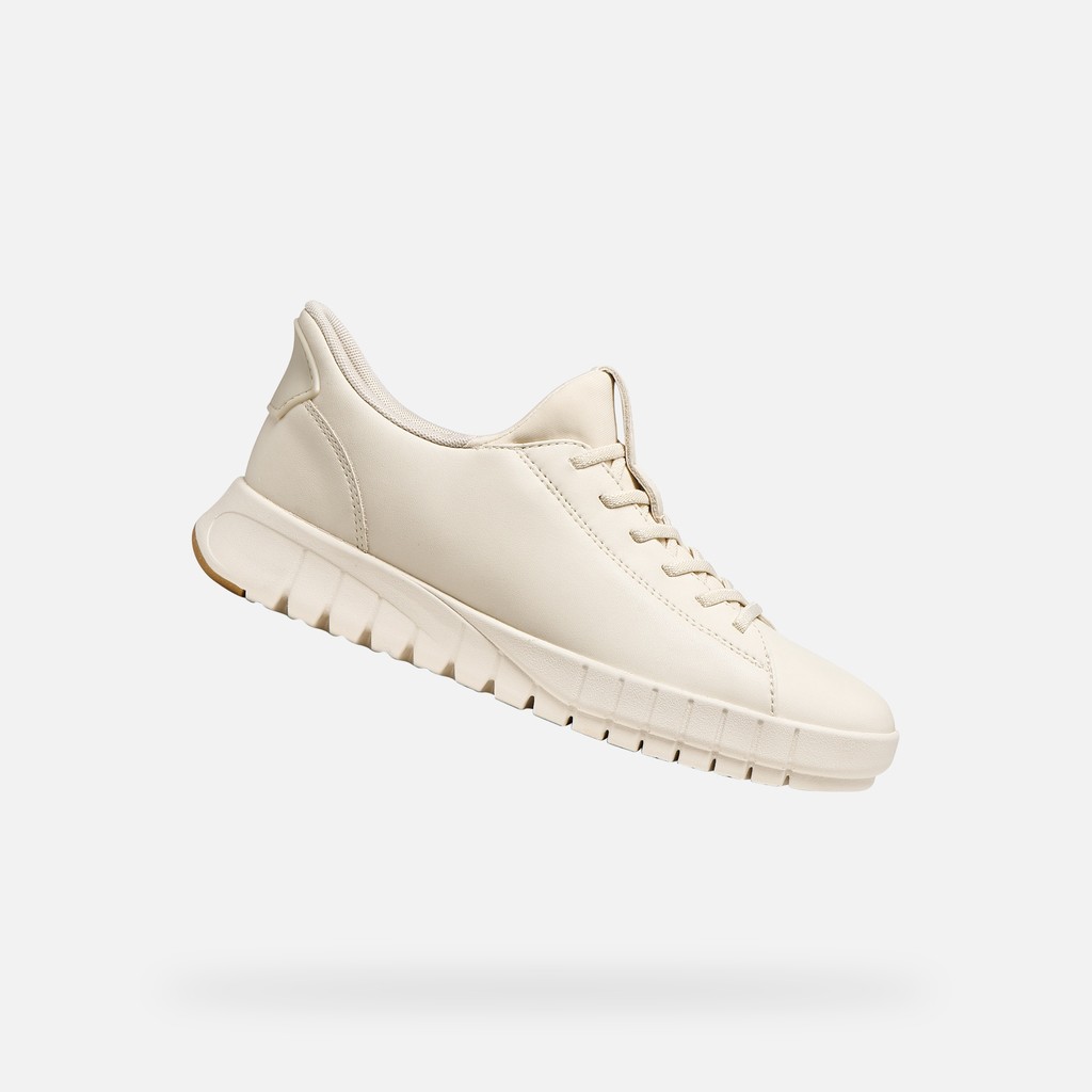 Slip in sneakers FLEXTRIDE PLUS WOMAN Papyrus - image number 0 | GEOX