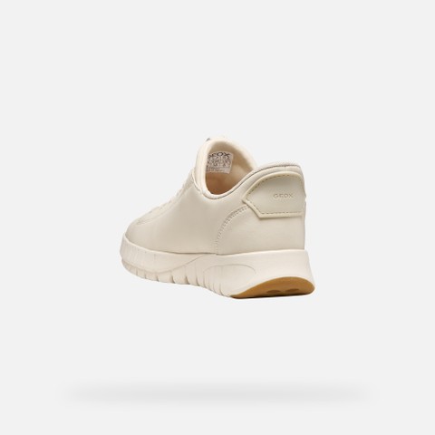 Slip in sneakers FLEXTRIDE PLUS WOMAN Papyrus - image number 3 | GEOX