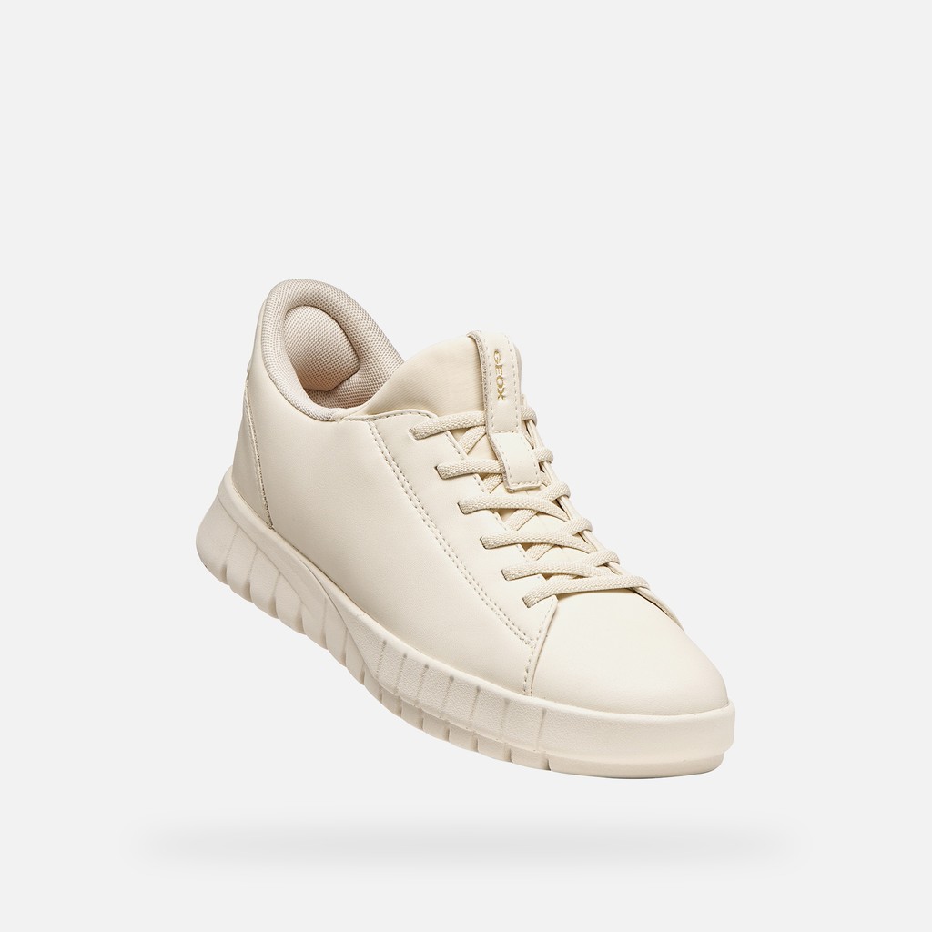 Slip in sneakers FLEXTRIDE PLUS WOMAN Papyrus - image number 4 | GEOX