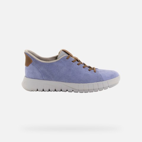 Slip in sneakers FLEXTRIDE PLUS WOMAN Light blue/Beige - image number 1 | GEOX