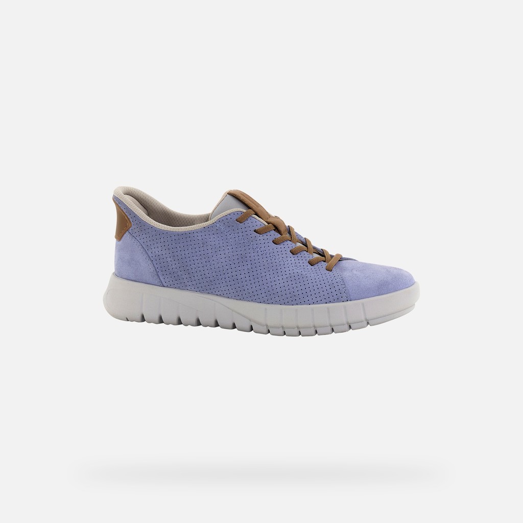 Slip in sneakers FLEXTRIDE PLUS WOMAN Light blue/Beige - image number 2 | GEOX