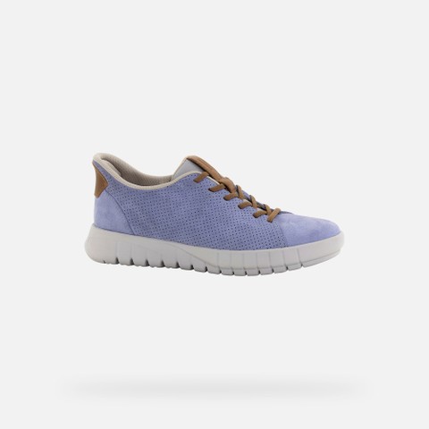 Slip in sneakers FLEXTRIDE PLUS WOMAN Light blue/Beige - image number 2 | GEOX