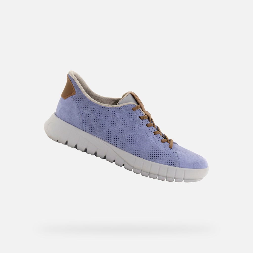 Slip in sneakers FLEXTRIDE PLUS WOMAN Light blue/Beige - image number 0 | GEOX