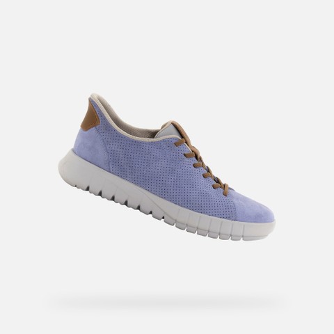 Slip in sneakers FLEXTRIDE PLUS WOMAN Light blue/Beige | GEOX