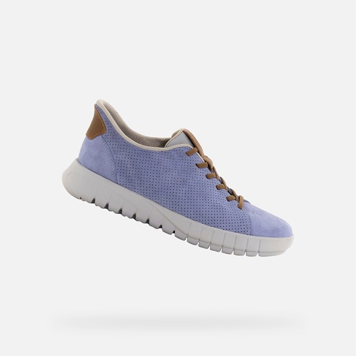 Slip in sneakers FLEXTRIDE PLUS WOMAN Light blue/Beige | GEOX
