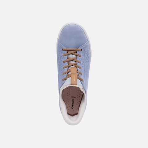 Slip in sneakers FLEXTRIDE PLUS WOMAN Light blue/Beige - image number 5 | GEOX