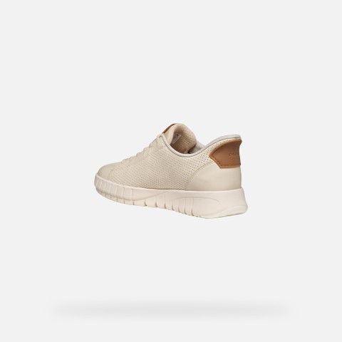 Slip in sneakers FLEXTRIDE PLUS WOMAN Papyrus/Beige - image number 3 | GEOX