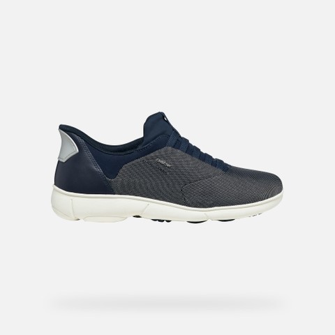 Slip in sneakers NEBULA 2.0 PLUS WOMAN Navy - image number 1 | GEOX