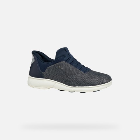 Slip in sneakers NEBULA 2.0 PLUS WOMAN Navy - image number 2 | GEOX