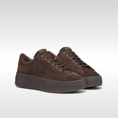 Plateau sneakers GXCP-03 WOMAN Chocolate - image number 7 | GEOX