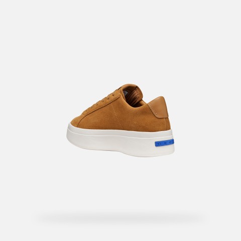 Sneakers con plateau GXCP-03 DONNA Cognac - image number 3 | GEOX