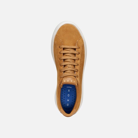Sneakers con plateau GXCP-03 DONNA Cognac - image number 5 | GEOX