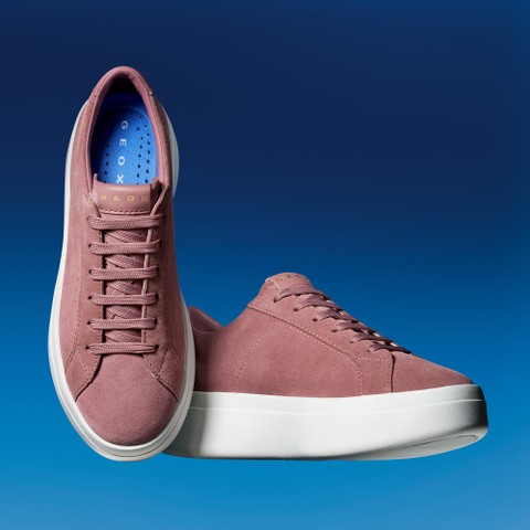 Sneakers &agrave; plateau GXCP-03 FEMME Vieux rose - image number 1 | GEOX