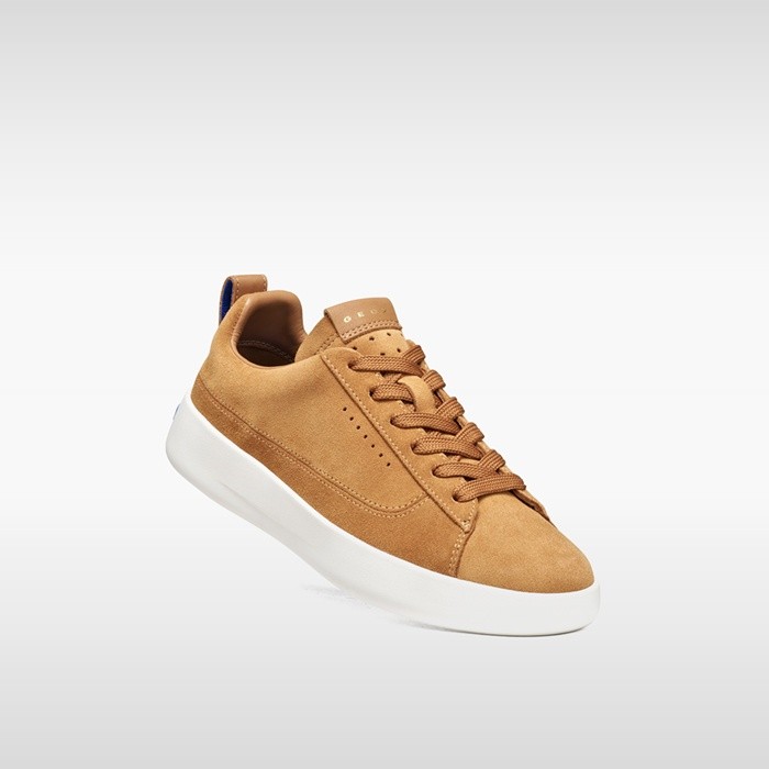 Leather sneakers GXCP-01 WOMAN Whisky | GEOX