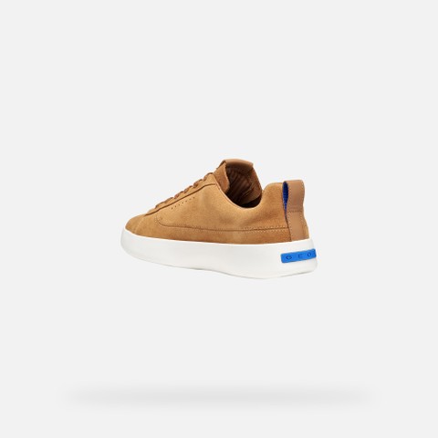 Leather sneakers GXCP-01 WOMAN Whisky - image number 4 | GEOX