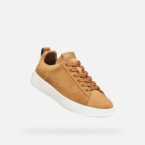Leather sneakers GXCP-01 WOMAN Whisky - image number 5 | GEOX