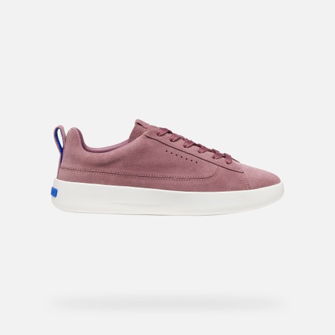 Sapatilhas de pele GXCP-01 MULHER Rosa antigo - image number 3 | GEOX