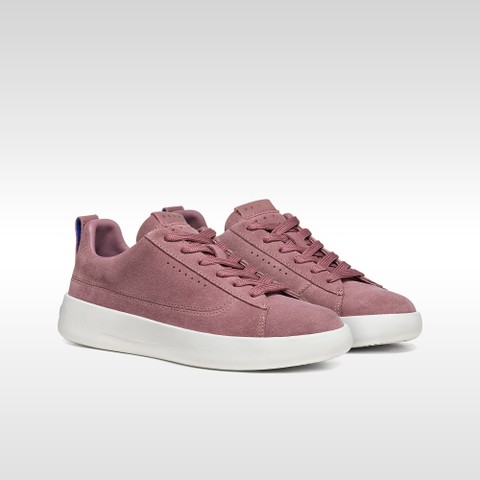 Sapatilhas de pele GXCP-01 MULHER Rosa antigo - image number 9 | GEOX