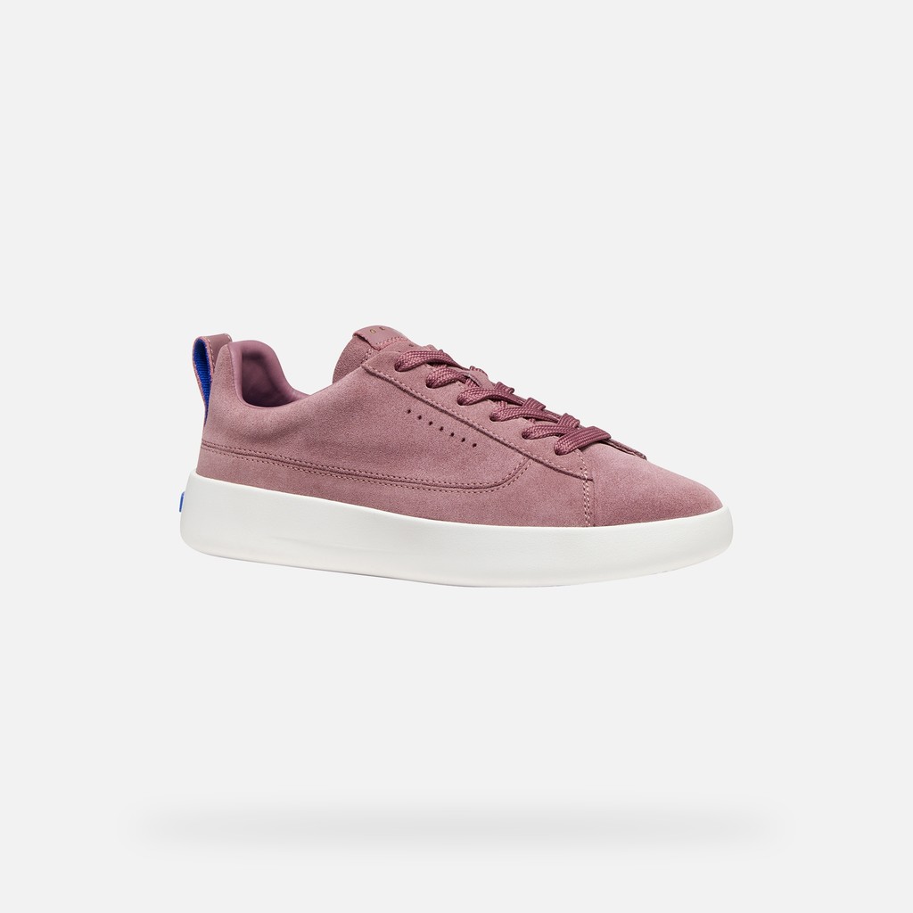 Sapatilhas de pele GXCP-01 MULHER Rosa antigo - image number 4 | GEOX