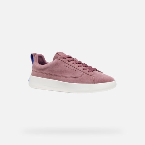Sapatilhas de pele GXCP-01 MULHER Rosa antigo - image number 4 | GEOX