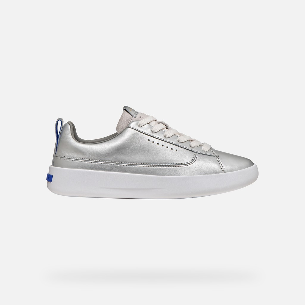 Low top sneakers GXCP-01 WOMAN Off White/Silver - image number 1 | GEOX