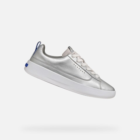 Low top sneakers GXCP-01 WOMAN Off White/Silver | GEOX