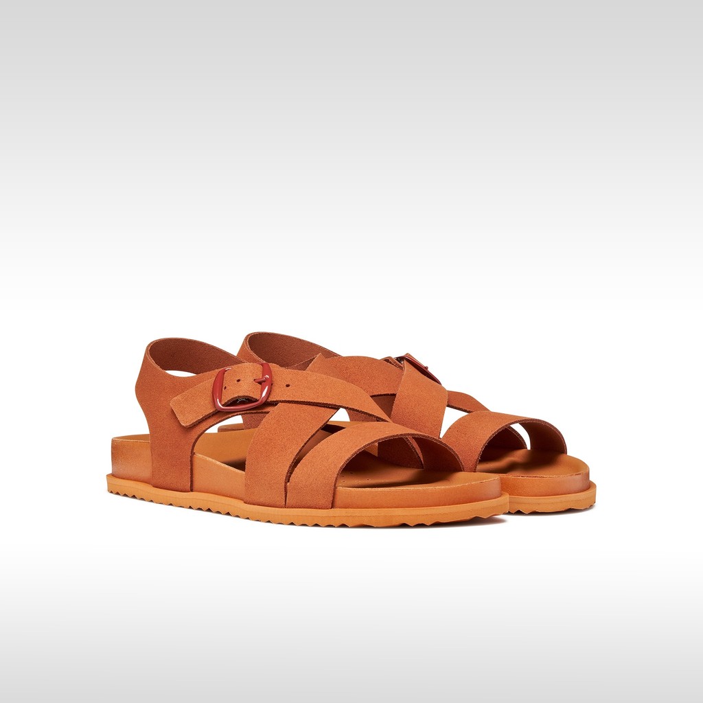 Flat sandals SANDYBETT WOMAN Brick - image number 2 | GEOX