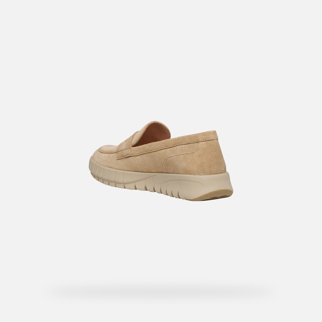 Suede loafers FLEXTRIDE WOMAN Cream - image number 3 | GEOX