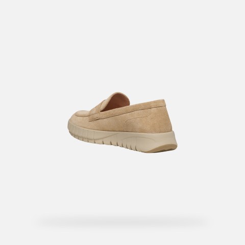 Suede loafers FLEXTRIDE WOMAN Cream - image number 3 | GEOX