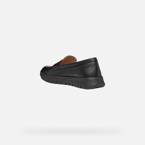 Suede loafers FLEXTRIDE WOMAN Black - image number 3 | GEOX