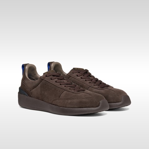 Baskets en cuir GXRN-02 FEMME Marron - image number 8 | GEOX