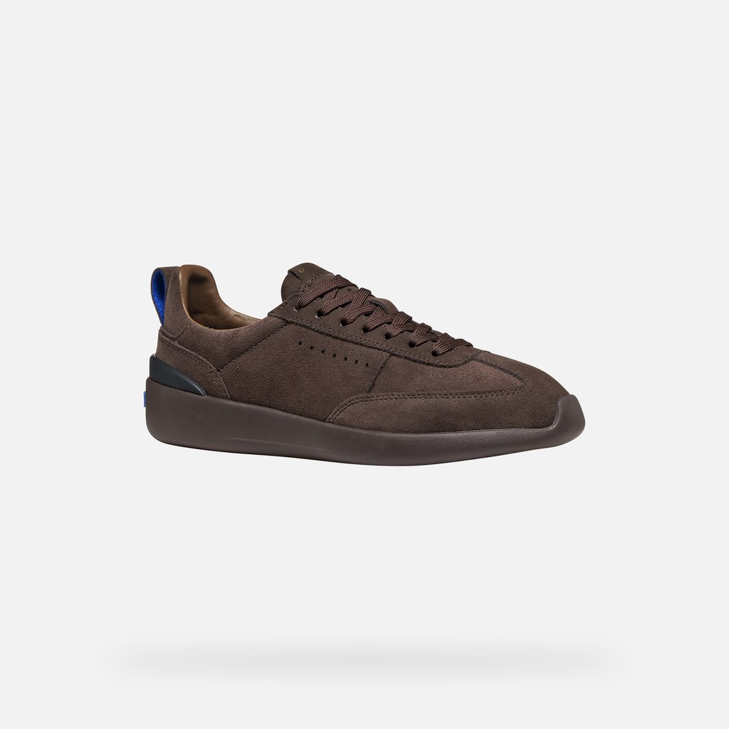 Baskets en cuir GXRN-02 FEMME Marron - image number 3 | GEOX
