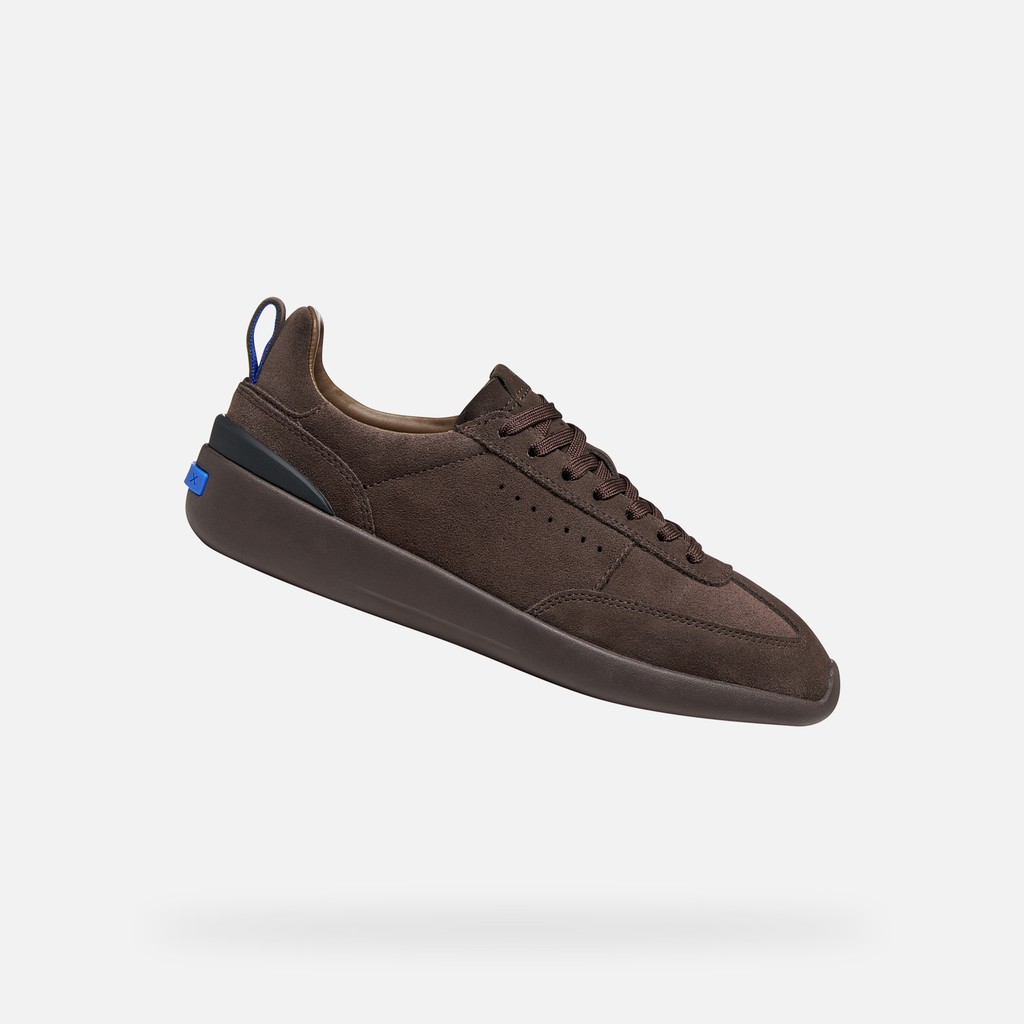 Baskets en cuir GXRN-02 FEMME Marron - image number 0 | GEOX