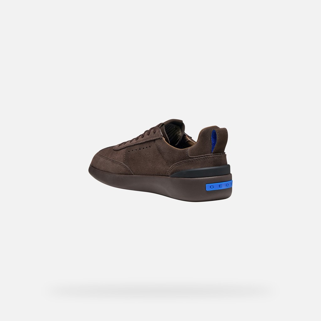 Baskets en cuir GXRN-02 FEMME Marron - image number 4 | GEOX