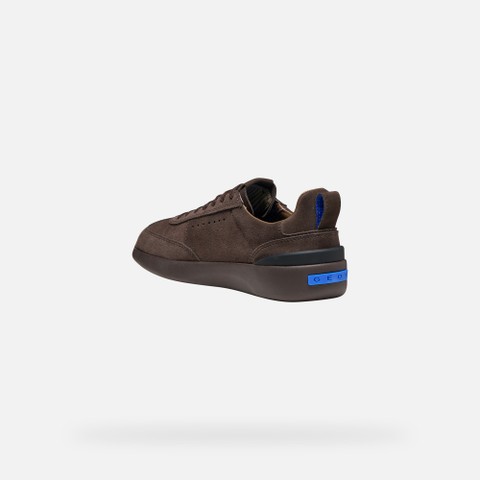 Baskets en cuir GXRN-02 FEMME Marron - image number 4 | GEOX