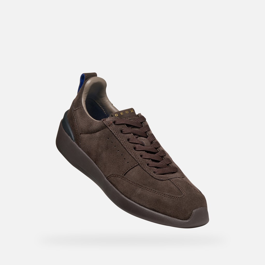 Baskets en cuir GXRN-02 FEMME Marron - image number 5 | GEOX