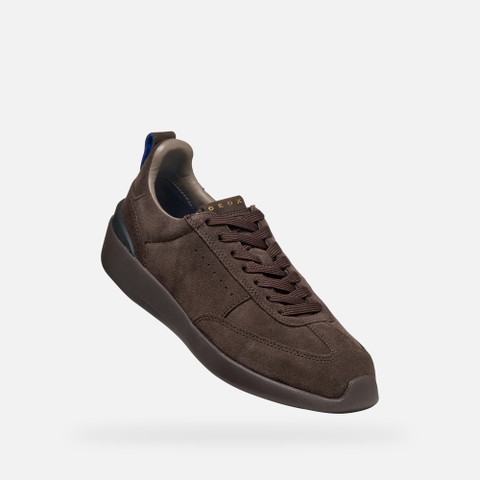 Baskets en cuir GXRN-02 FEMME Marron - image number 5 | GEOX