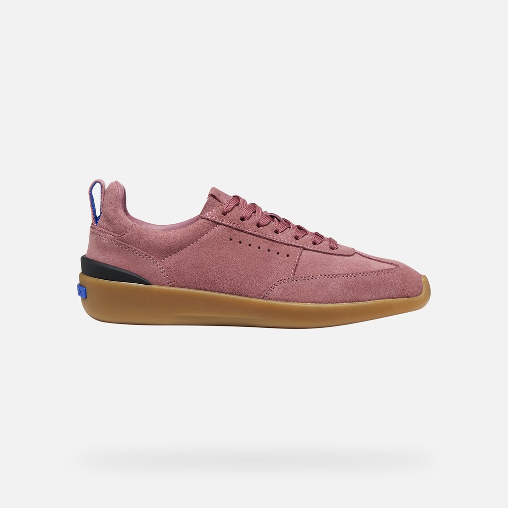 Baskets en cuir GXRN-02 FEMME Vieux rose - image number 2 | GEOX