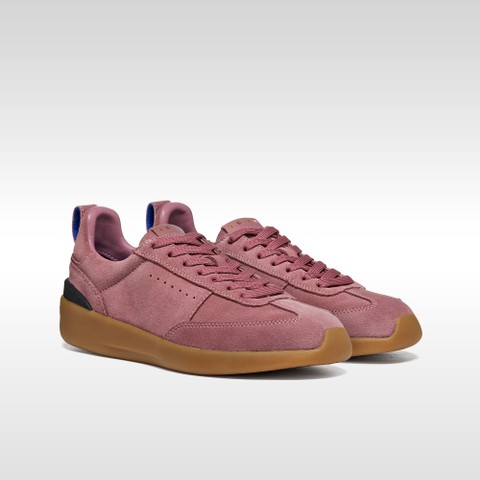 Baskets en cuir GXRN-02 FEMME Vieux rose - image number 8 | GEOX