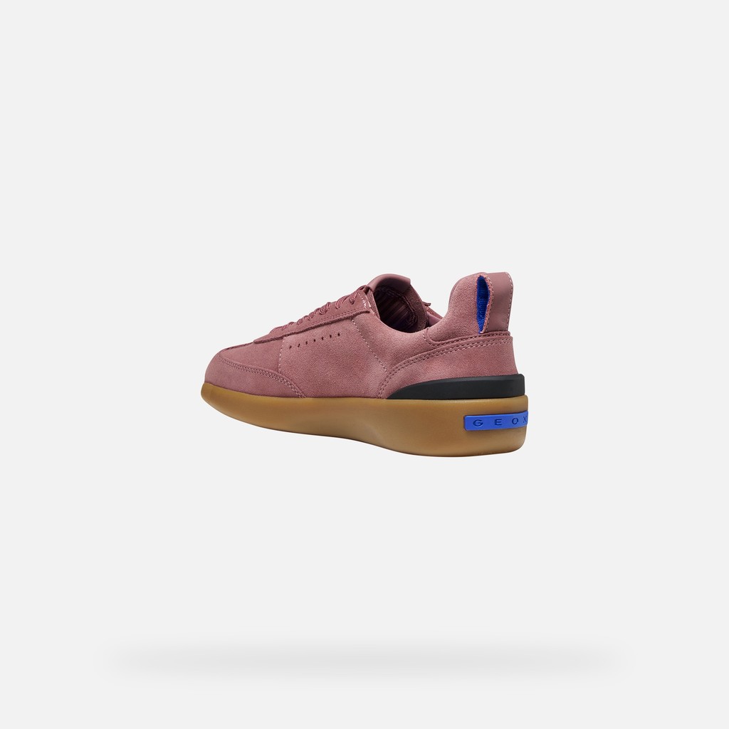 Baskets en cuir GXRN-02 FEMME Vieux rose - image number 4 | GEOX