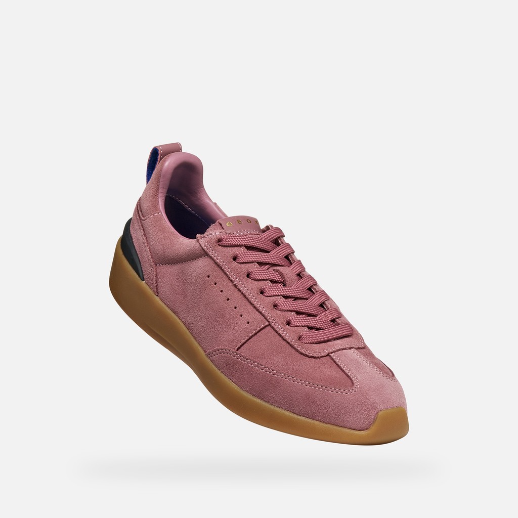 Baskets en cuir GXRN-02 FEMME Vieux rose - image number 5 | GEOX