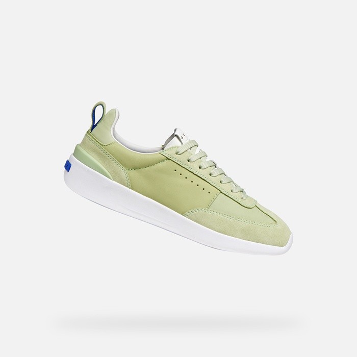 Low top sneakers GXRN-02 WOMAN Light green | GEOX