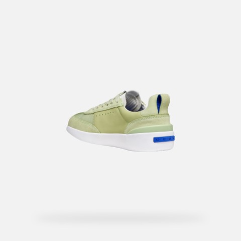 Low top sneakers GXRN-02 WOMAN Light green - image number 3 | GEOX