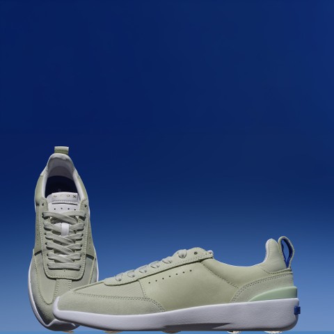 Low top sneakers GXRN-02 WOMAN Light green - image number 1 | GEOX