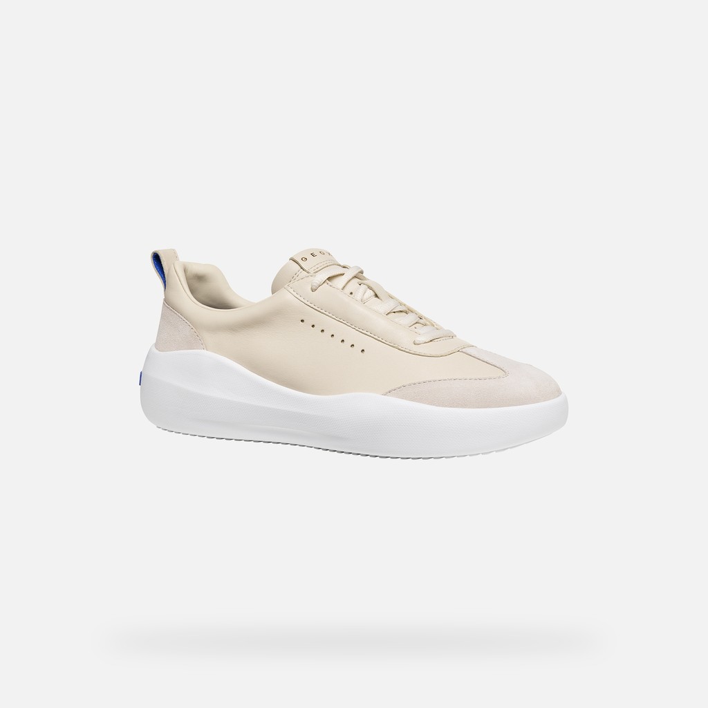 Low top sneakers GXCP-02 WOMAN Papyrus/Light sand - image number 2 | GEOX