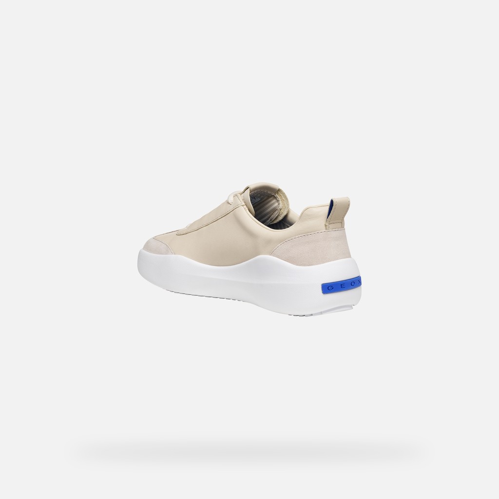 Low top sneakers GXCP-02 WOMAN Papyrus/Light sand - image number 3 | GEOX