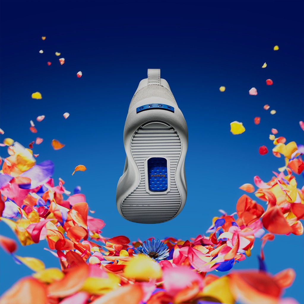 Baskets basse GXCP-02 FEMME Blanc/Blanc cass&eacute; - image number 7 | GEOX