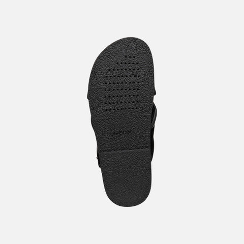 Platform sandals ADELASH H WOMAN Black - image number 6 | GEOX