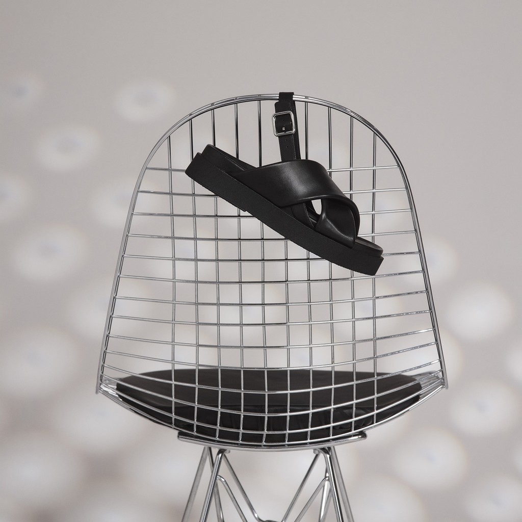 Plateausandalen ADELASH H DAME Schwarz - image number 1 | GEOX